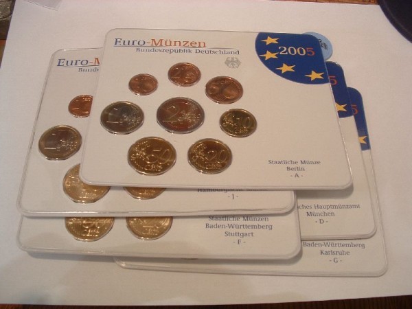 (afbeelding voor) BU set DUITSLAND 2005 serie A-D-F-G-J